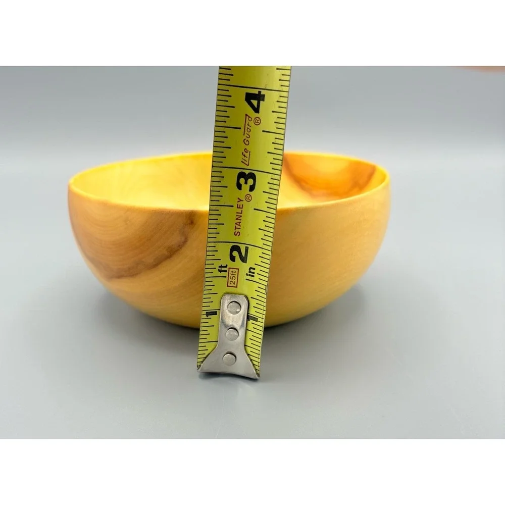 Quaking Aspen Wood Small Bowls (4) Hand Turned Kitchen Set of 4 Made in USA‎